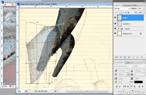 Creation of Fiery Launch: Step 6